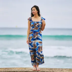 Blue Hawaii Empire Dress