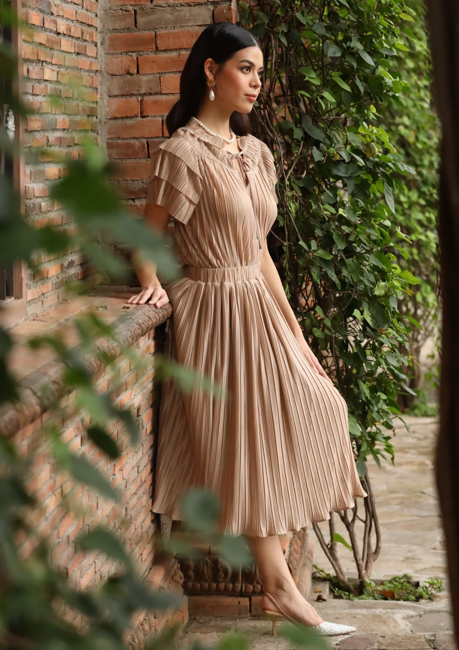 Clara Pleated Skirt