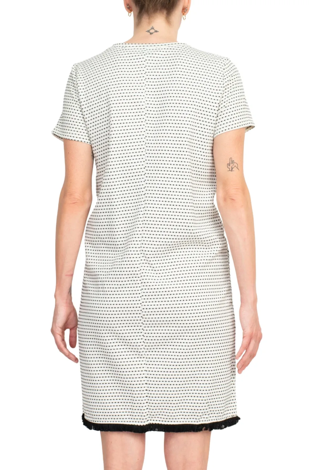 Emma & MIchele Pocket Stretch Crew Neck Shift Dress