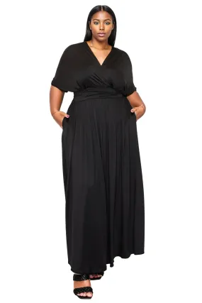 Raffi Empire Waist Pocket Maxi Dress