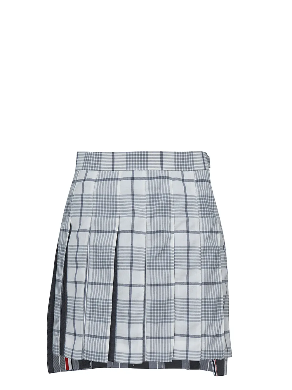 Thigh Length Dropped Back Pleated Skirt