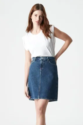 Valerie Skirt - Blue Organic Denim