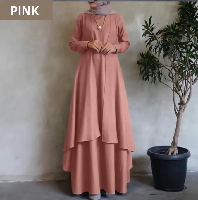 Women’s Dubai Turkey Abaya Hijab Dress (Modest style dress)