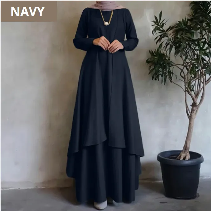 Women’s Dubai Turkey Abaya Hijab Dress (Modest style dress)